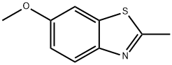 6-メトキシ-2-メチルベンゾチアゾール 化学構造式