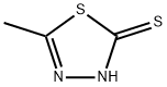 2-巯基-5-甲基-1,3,4-噻二唑 结构式