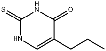 5-プロピル-2-チオウラシル 化学構造式