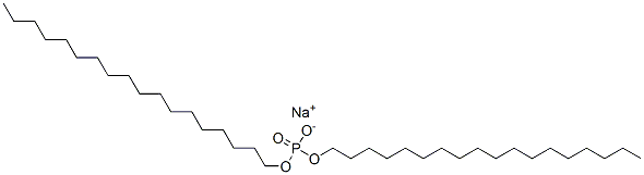 りん酸ナトリウムジオクタデシル 化学構造式