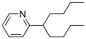 2-(1-ブチルペンチル)ピリジン 化学構造式