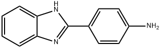4-(1H-苯并咪唑-2-基)苯胺, 2963-77-1, 结构式