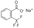 2-三氟甲基苯甲酸钠, 2966-44-1, 结构式