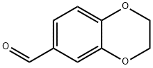 1,4-苯并二恶烷-6-甲醛 结构式