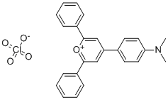 4-(4-二甲氨基-苯基)-2,6-二苯基-吡喃高氯酸盐, 2970-29-8, 结构式