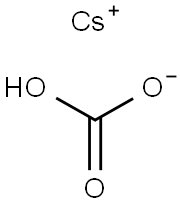 碳酸氢铯, 29703-01-3, 结构式