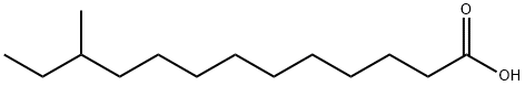 11-甲基十三烷酸, 29709-05-5, 结构式