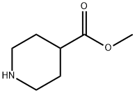 ピペリジン-4-カルボン酸メチル 化学構造式