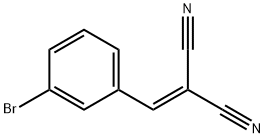 (3-溴亚苄基)丙二腈, 2972-74-9, 结构式