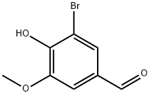 5-ブロモバニリン 化学構造式