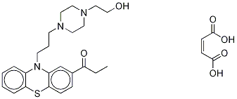 carfenazine hydrogen maleate 结构式