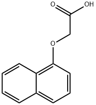 1-萘氧基乙酸, 2976-75-2, 结构式