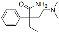 4-(Dimethylamino)-2-ethyl-2-phenylbutyramide Struktur