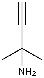 2-甲基-3-丁炔-2-胺 结构式