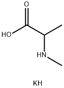 N-METHYL-DL-ALANINE, MONOPOTASSIUM SALT Structure