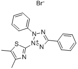 3-(4,5-ジメチル-2-チアゾリル)-2,5-ジフェニルテトラゾリウムブロミド (MTT)