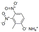 Ammonium dinitro-o-cresolate Structure