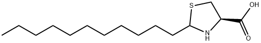 2-UNDECYL-THIAZOLIDINE-4-CARBOXYLIC ACID 结构式