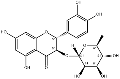 TAXIFOLIN 3-O-RHAMNOSIDE Structure