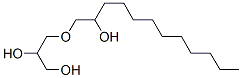 3-[(2-hydroxydodecyl)oxy]propane-1,2-diol 结构式