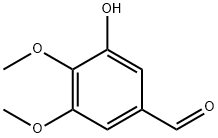 3,4-二甲氧基-5-羟基苯甲醛 结构式