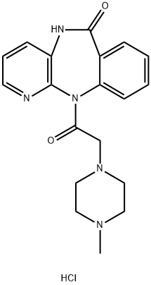 Pirenzepine hydrochloride Struktur