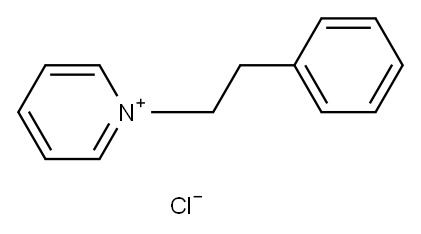 1-(2-苯乙基)吡啶嗡氯化物 结构式