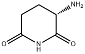 (S)-3-氨基哌啶-2,6-二酮 结构式