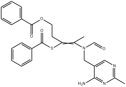 ジベンゾイル チアミン 化学構造式