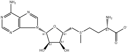 S-腺苷-L-蛋氨酸, 29908-03-0, 结构式
