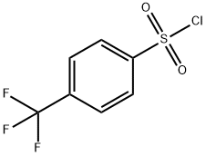 4-(トリフルオロメチル)ベンゼンスルホニル クロリド 化学構造式