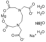 エチレンジアミン四酢酸二ナトリウムマグネシウム塩四水和物 (EDTA-2NAMG) 化学構造式