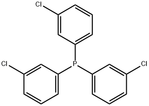 トリス(3-クロロフェニル)ホスフィン 化学構造式