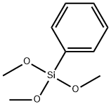 トリメトキシフェニルシラン 化学構造式