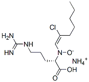 azanium [(E)-2-chlorohept-1-enyl]-oxido-arsinic acid Struktur