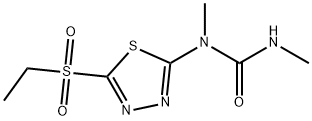 赛唑隆,磺噻隆 结构式