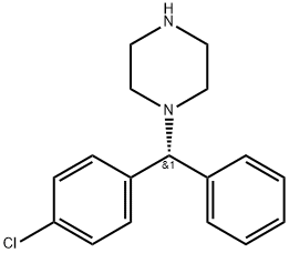 (R)-1-[(4-Chlorophenyl)phenylmethyl]piperazine Structure