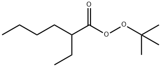过氧化(2-乙基己酸)叔丁酯, 3006-82-4, 结构式