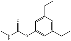 N-メチルカルバミド酸3,5-ジエチルフェニル 化学構造式