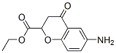 6-Amino-4-oxo-2-chromancarboxylic acid ethyl ester Structure