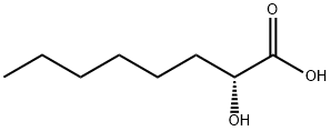 (2R)-2-hydroxyoctanoic acid 结构式