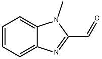 1-甲基-2-甲酰苯并咪唑, 3012-80-4, 结构式
