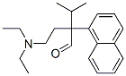 2-(2-diethylaminoethyl)-3-methyl-2-naphthalen-1-yl-butanal Structure