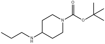 1-N-Boc-4-丙胺哌啶 结构式