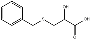 DL-3-(Benzylthio)lactic Acid Structure
