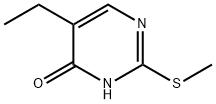 4(3H)-Pyrimidinone, 5-ethyl-2-(methylthio)- Structure