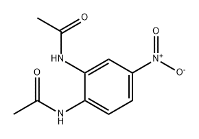 N,N'-(4-Nitro-1,2-phenylene)bisacetamide Structure