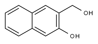 3-(Hydroxymethyl)naphthalen-2-ol Struktur