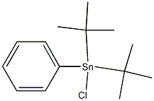 chloro-phenyl-ditert-butyl-stannane Struktur