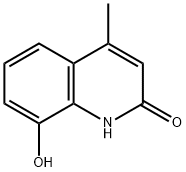 8-Hydroxy-4-Methyl-2(1H)-quinolinone Struktur